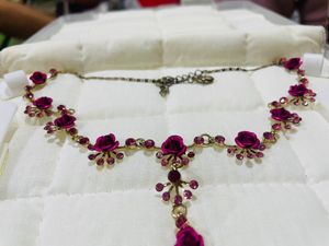 Simple Elegant Pink Necklace