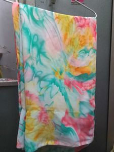 Vibrant Print Saree