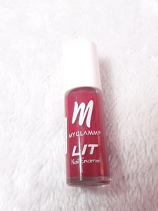 MyGlamm LIT Nail Enamel - Bold Glamm - Simp (Hot P