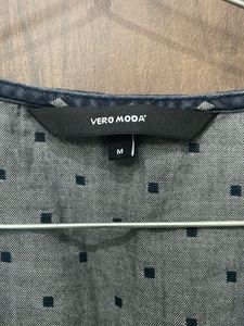 Denim Embroidered Top from Vero Moda