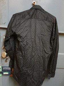 Patterned Button-Down Shirt