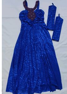 Blue Western Gown (Girls)