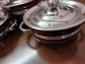 Steel Vessel Set - 3 - Unused