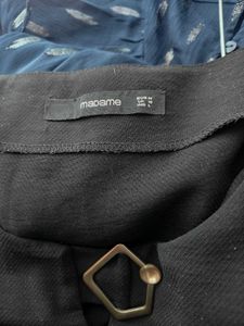 Price Drop Madame Elegant Black Blouse