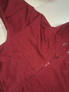 Maroon Zip-Up Hoodie