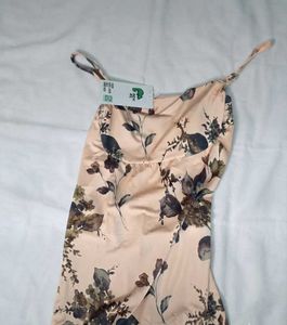 Floral Print Slip Dress