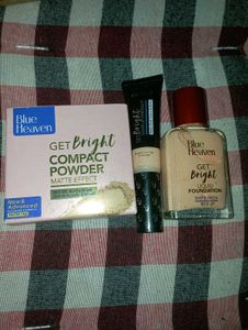 Blue Heaven Get Bright Makeup Combo