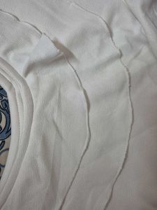 Chic White Ruffled Top