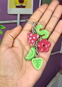 Personalised Initial &amp; Charms Bagcharm | Keychain