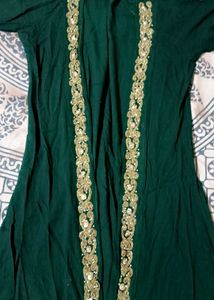Elegant Embroidered Kurta Set with shrug