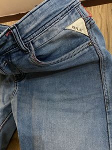 Men's Light Wash Slim Fit Jeans