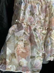 Floral Ruffle Tiered Top