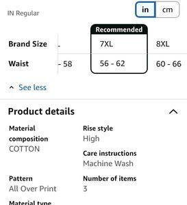 Brand New 100% Cotton Underwear – Pack of 2