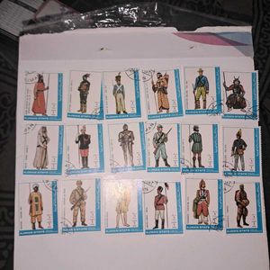 1972 vintage AJMAN World Military uniforms