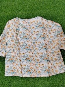 Floral Print Casual Top