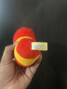 Cute Larva Red and Yellow Plush Toy