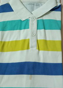Striped Polo T-Shirt
