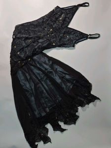 Adriana Papell inspired Beaded Blue Dress
