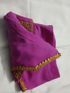 Beautiful  Magenta colour Embroidered Blouse