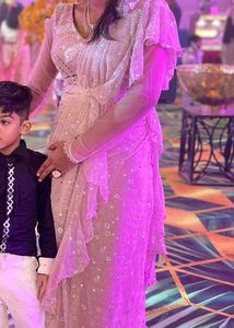 Party Wear Drapprd Saaree