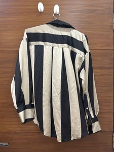 Striped Button-Down Shirt