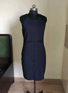 Navy blue & black formal dress