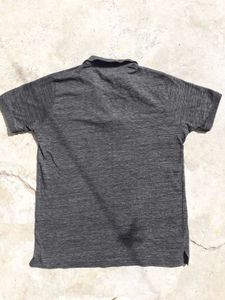 Men's Grey Heathered Polo T-Shirt