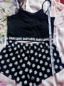 h&amp;m Cute Pajama Set with Graphic Print