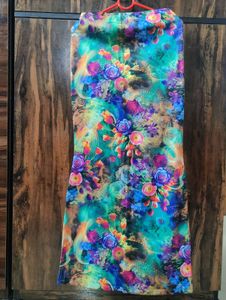 Vibrant Floral Print Two-Piece Set