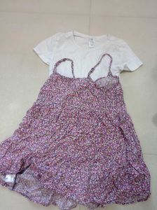 Spaghetti With Tshirt For Girl
