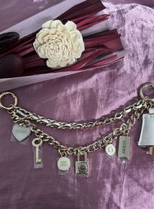 Guess Keychain with Charms
