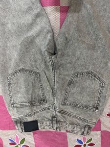 Grey Acid Wash Jeans