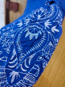 Elegant Blue Anarkali Kurta