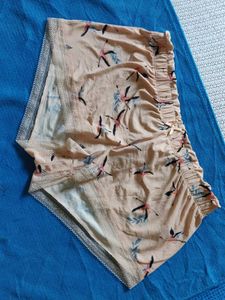 Cute Flamingo Print Pajama Shorts