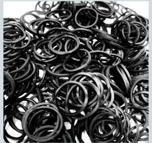 Invisible Elastic Hair Bands (Black)