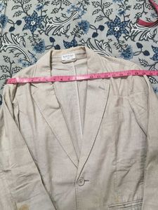 Men's Beige Blazer
