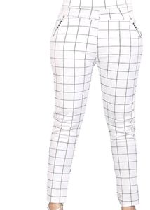 Women White Ankle Length Tights (New)