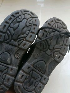 Black Lace-Up Shoes for Kids
