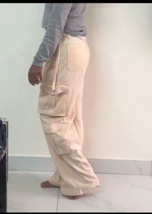 Peach Cargo  It Is fit to Waist 28 And 30