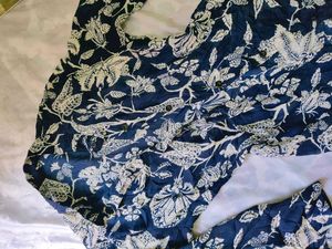 Floral Print Button-Up Shirt
