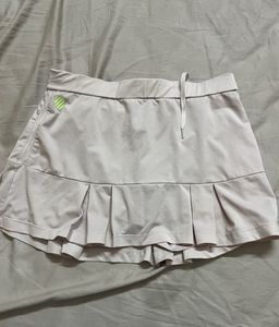 white Tennis Skort