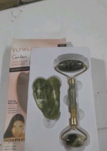 Facial Roller &amp; Massager Set + Oziva collagen tabl