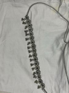 Boho Silver Flower necklace jewellery