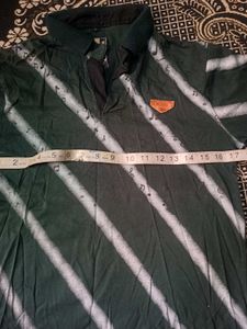 Size : 34 inches Dark 🌑 Green longsleeve Tshirt