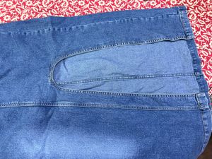 Stylish Denim Midi Skirt