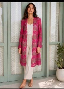 Elegant Lace Duster Cardigan