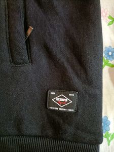 Lee Cooper Men's Black Zip-Up Hoodie