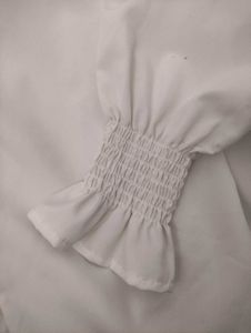 Elegant White Collared Shirt