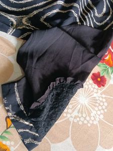 Stylish Black Printed kurta