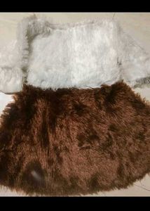 Cute Bunny Fur Dress
